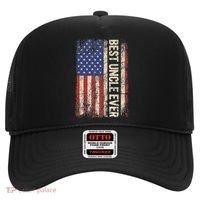 Best Uncle Ever Us American Flag For Uncle Hat thumb 0
