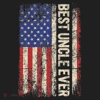 Best Uncle Ever Us American Flag For Uncle Hat thumb 2