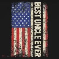 Best Uncle Ever Us American Flag For Uncle Toddler Hoodie thumb 2