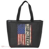 Best Uncle Ever Us American Flag For Uncle Tote Bag thumb 0