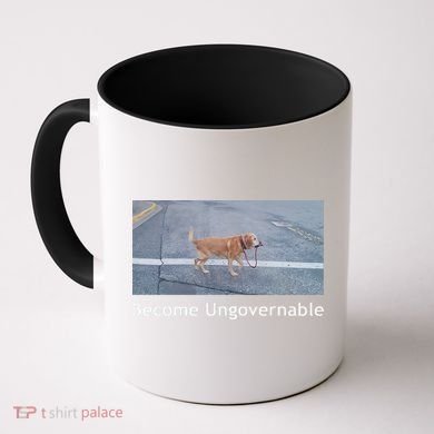 Become Ungovernable Funny Dog Meme Coffee Mug