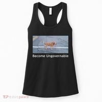 Become Ungovernable Funny Dog Meme Women's Tank Top thumb 0