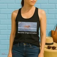 Become Ungovernable Funny Dog Meme Women's Tank Top thumb 2