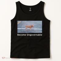 Become Ungovernable Funny Dog Meme Tank Top thumb 2
