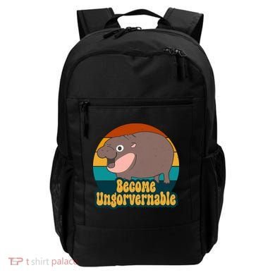 Become Ungovernable Funny Hippo Backpack