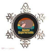 Become Ungovernable Funny Hippo Ornament thumb 0