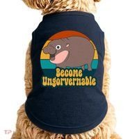 Become Ungovernable Funny Hippo Doggie Tank thumb 0