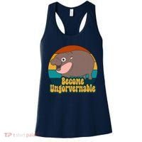 Become Ungovernable Funny Hippo Women's Tank Top thumb 0