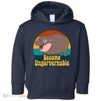 Become Ungovernable Funny Hippo Toddler Hoodie thumb 0
