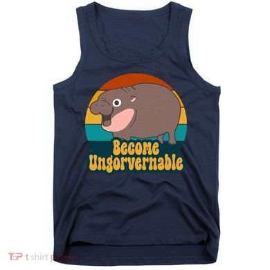 Become Ungovernable Funny Hippo Tank Top