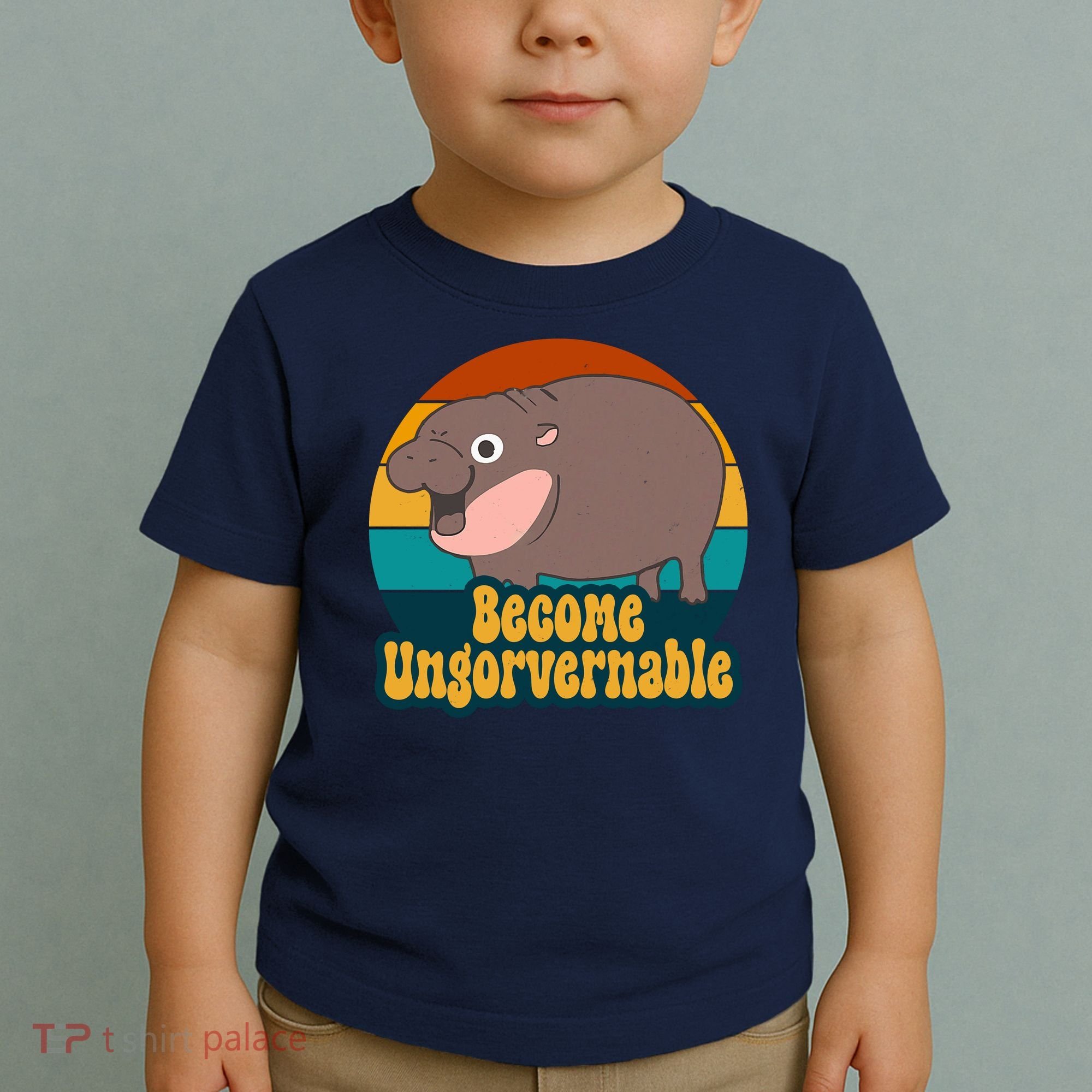 Become Ungovernable Funny Hippo Toddler T-Shirt