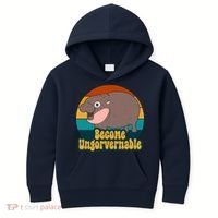 Become Ungovernable Funny Hippo Kids Hoodie thumb 0