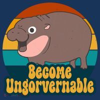 Become Ungovernable Funny Hippo Kids Hoodie thumb 5