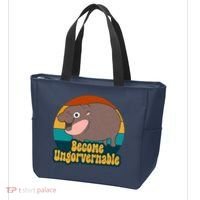 Become Ungovernable Funny Hippo Tote Bag thumb 3