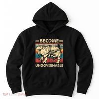 Become Ungovernable Funny Moodeng Cute Baby Hippo Meme Hoodie thumb 0