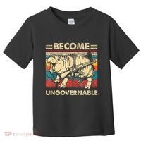 Become Ungovernable Funny Moodeng Cute Baby Hippo Meme Toddler T-Shirt thumb 0