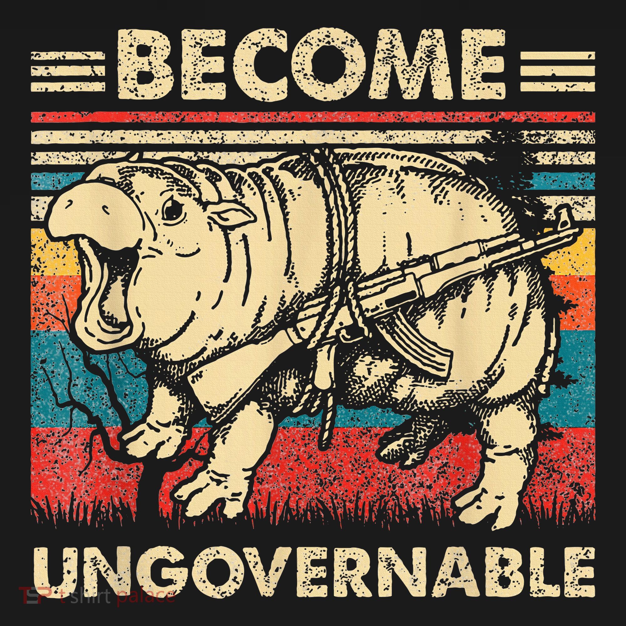 Become Ungovernable Funny Moodeng Cute Baby Hippo Meme Visor