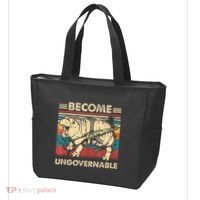 Become Ungovernable Funny Moodeng Cute Baby Hippo Meme Tote Bag thumb 3