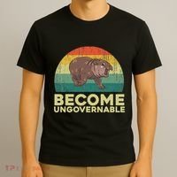 Become Ungovernable Funny Baby Hippo Moo Deng Funny Saying T-Shirt thumb 3