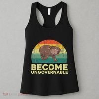 Become Ungovernable Funny Baby Hippo Moo Deng Funny Saying Women's Tank Top thumb 3
