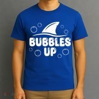 Bubbles Up funny Shark Bubbles Up  T-Shirt thumb 3