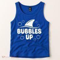 Bubbles Up funny Shark Bubbles Up  Tank Top thumb 2