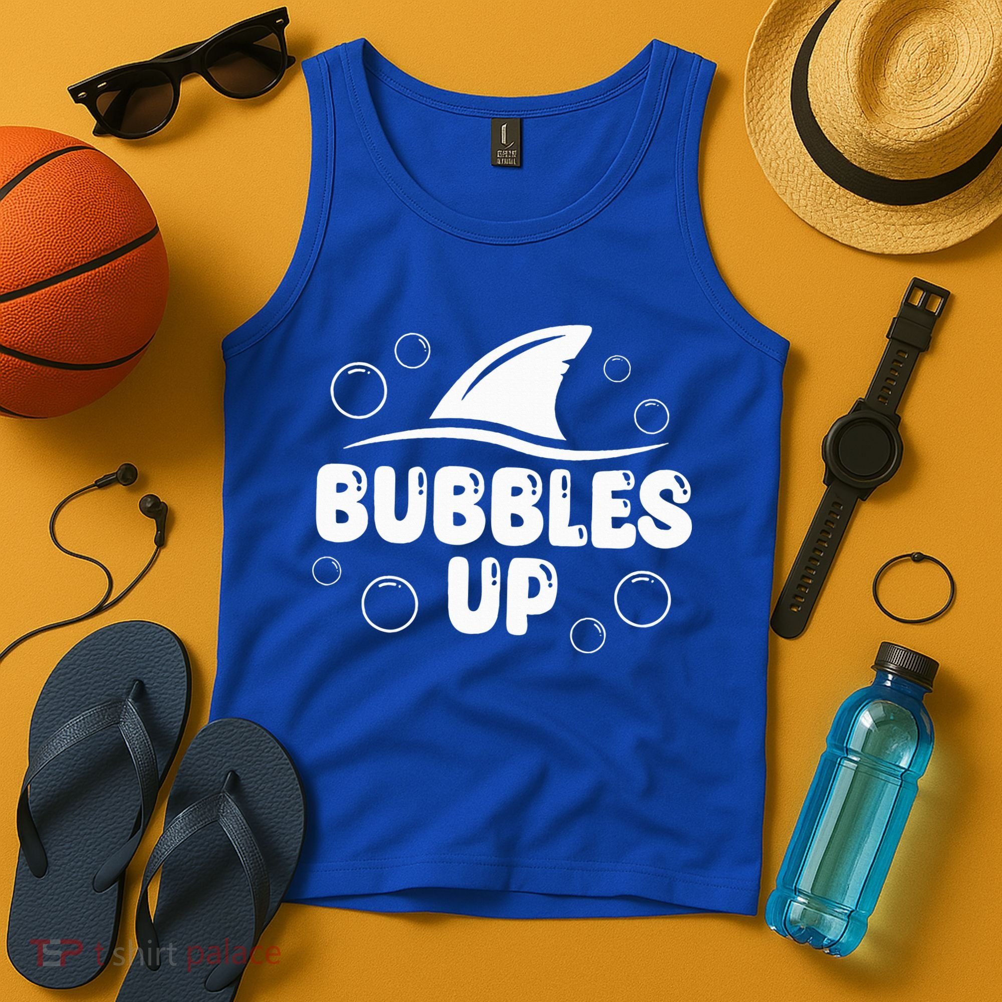 Bubbles Up funny Shark Bubbles Up  Tank Top