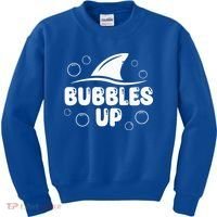 Bubbles Up funny Shark Bubbles Up  Kids Sweatshirt thumb 0