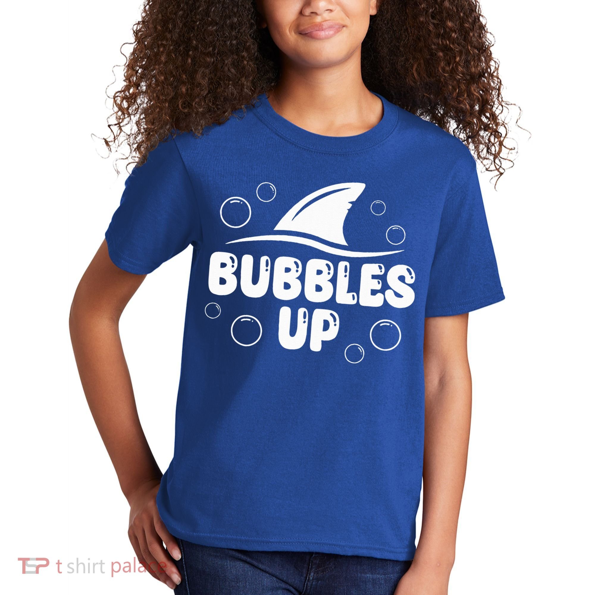 Bubbles Up funny Shark Bubbles Up  Kids T-Shirt
