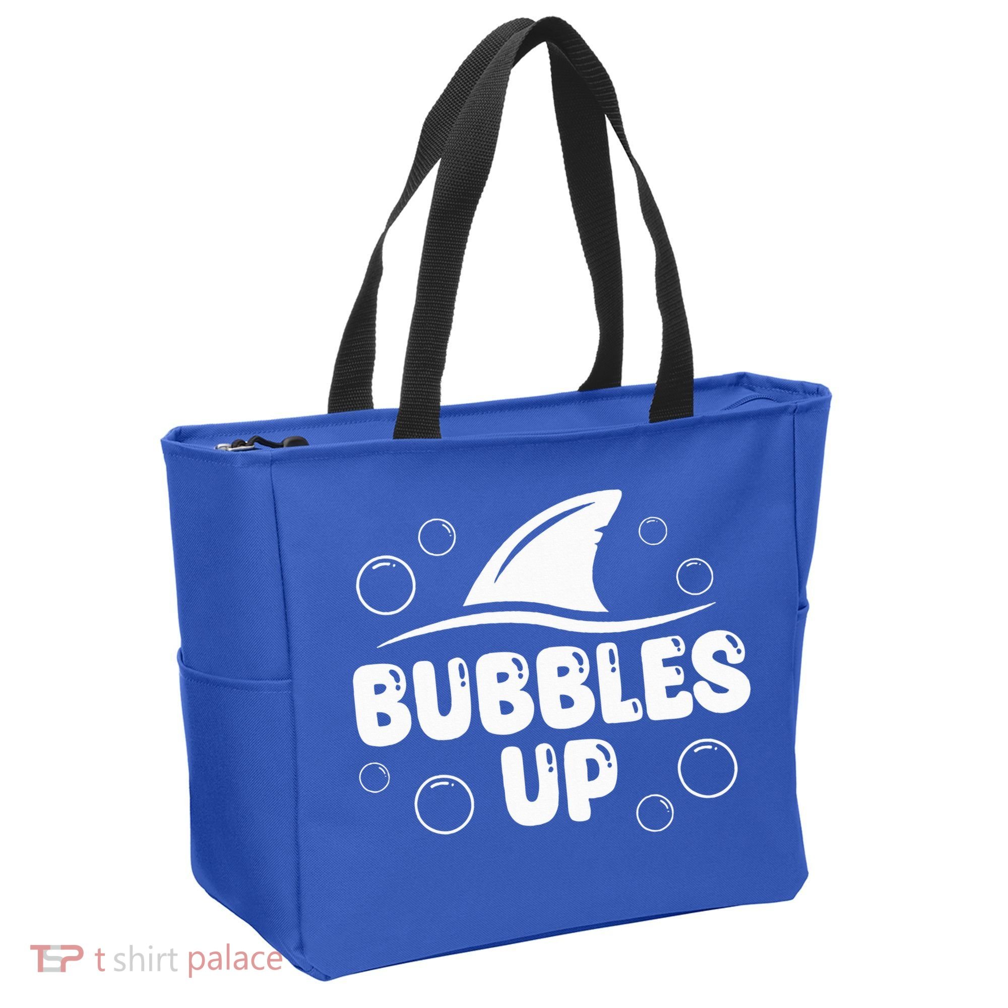 Bubbles Up funny Shark Bubbles Up  Tote Bag