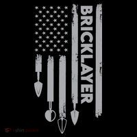 Bricklayer USA Flag America Brick Masonry Visor thumb 3