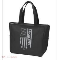 Bricklayer USA Flag America Brick Masonry Tote Bag thumb 3
