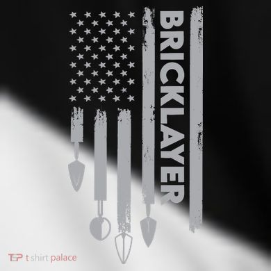 Bricklayer USA Flag America Brick Masonry Toddler Fine Jersey T-Shirt