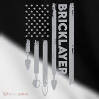 Bricklayer USA Flag America Brick Masonry Toddler Fine Jersey T-Shirt thumb 2