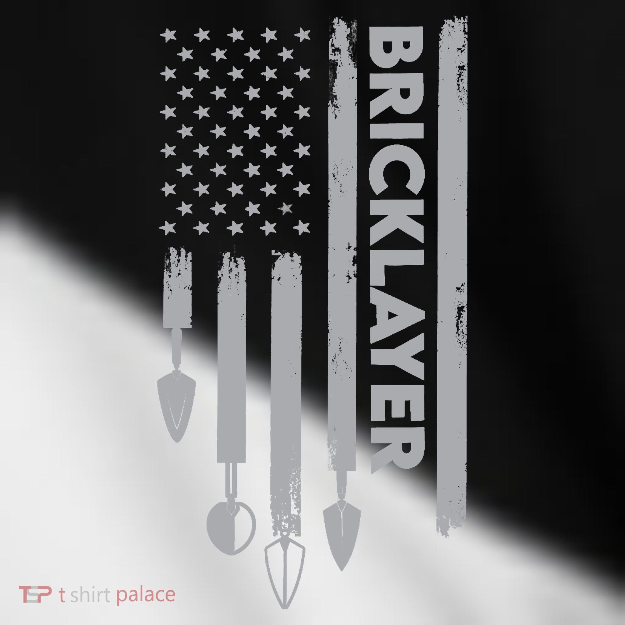Bricklayer USA Flag America Brick Masonry Toddler Fine Jersey T-Shirt