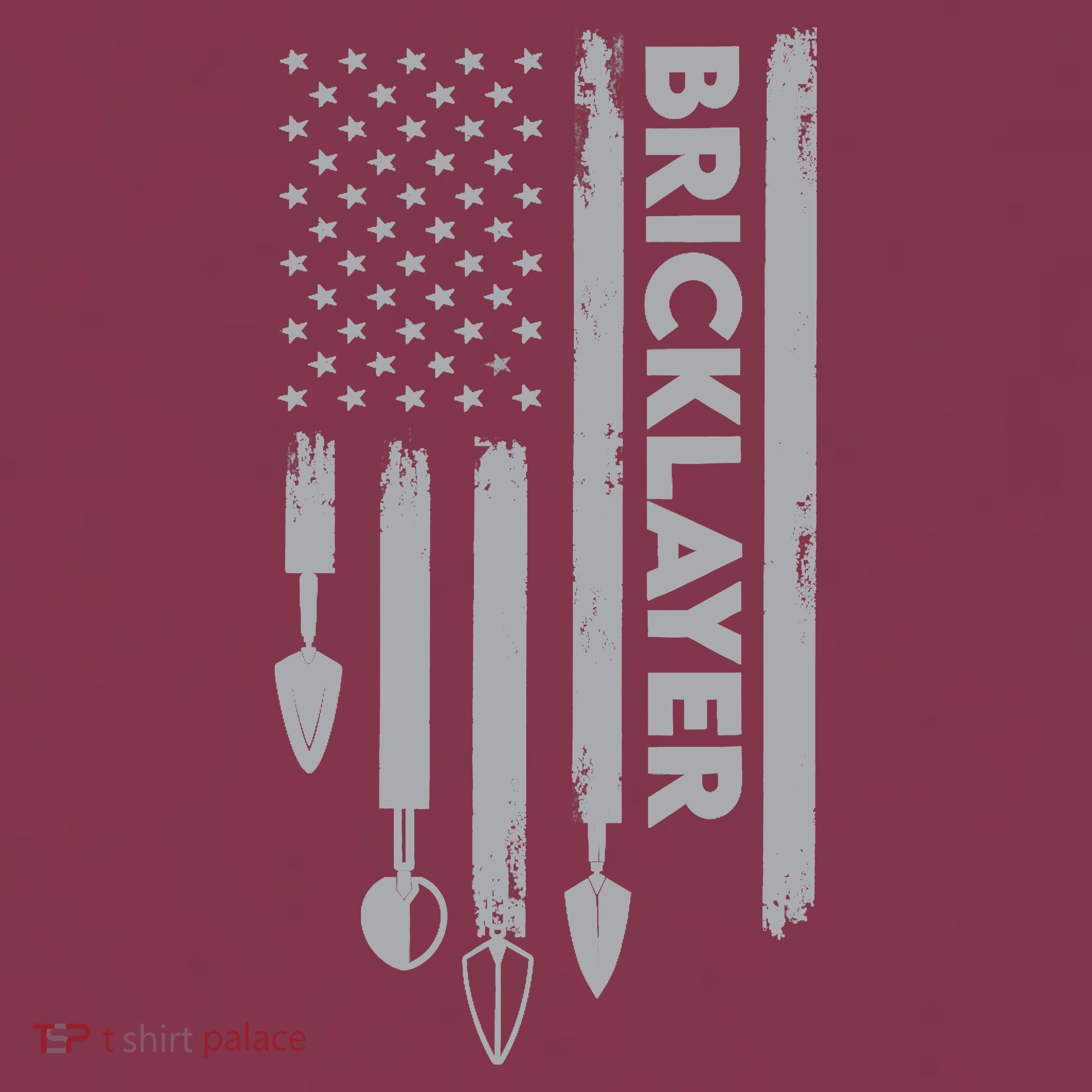 Bricklayer USA Flag America Brick Masonry 16oz Travel Tumbler