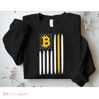 Bitcoin USA Flag Sweatshirt thumb 2