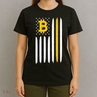 Bitcoin USA Flag T-Shirt thumb 4