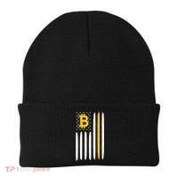 Bitcoin USA Flag Beanie thumb 0