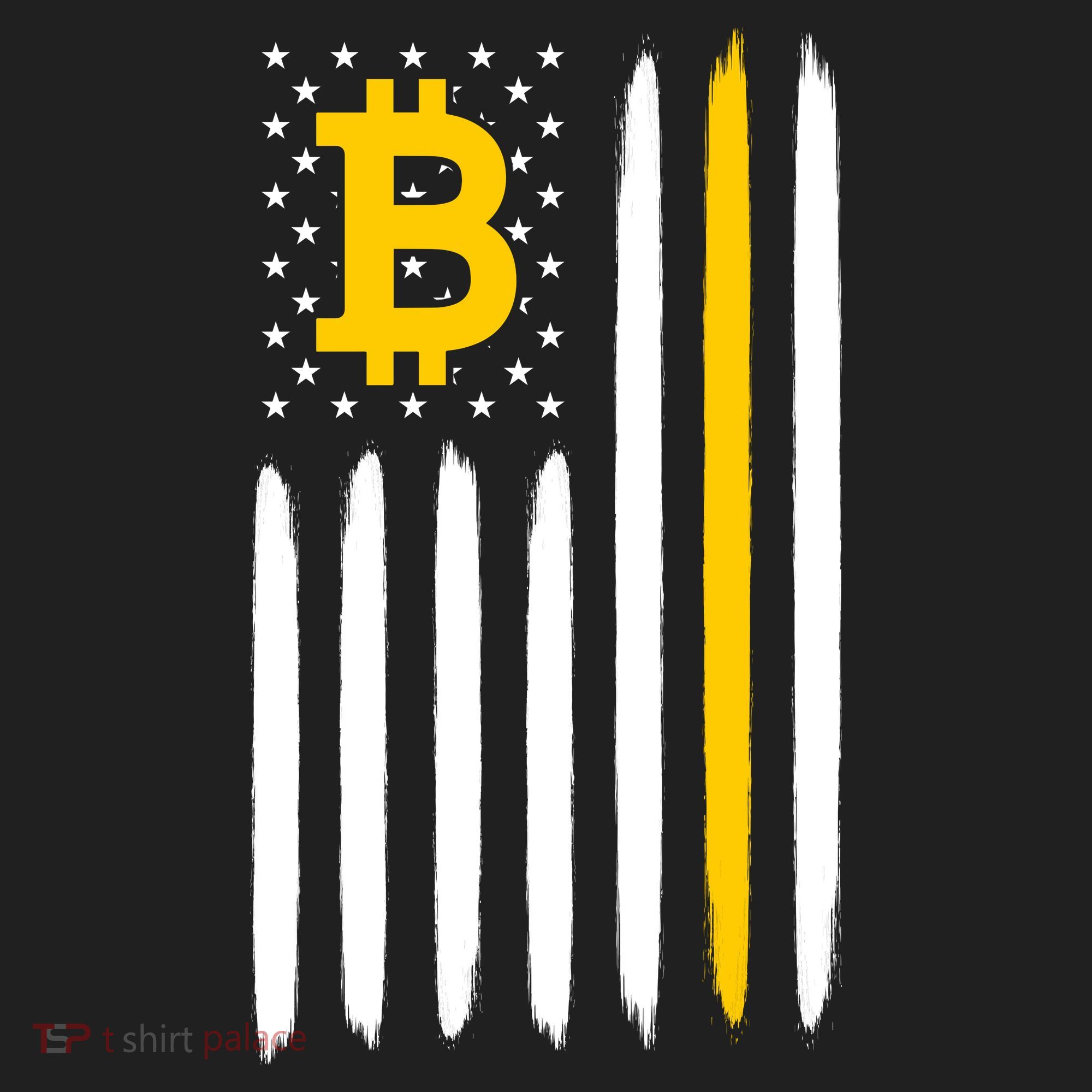 Bitcoin USA Flag Beanie