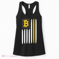 Bitcoin USA Flag Women's Tank Top thumb 0