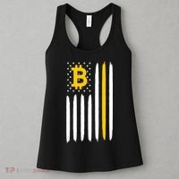Bitcoin USA Flag Women's Tank Top thumb 3