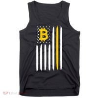 Bitcoin USA Flag Tank Top thumb 0