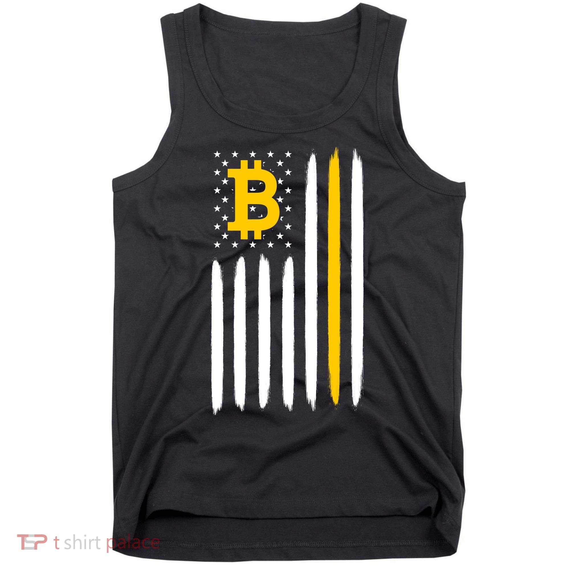 Bitcoin USA Flag Tank Top