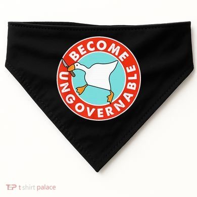 Become Ungovernable Funny Goose USA-Made Doggie Bandana