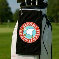 Become Ungovernable Funny Goose Golf Towel thumb 2