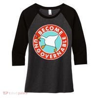 Become Ungovernable Funny Goose Women's Tri-Blend 3/4-Sleeve Raglan Shirt thumb 0