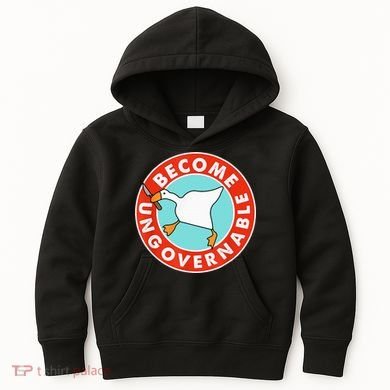 Become Ungovernable Funny Goose Kids Hoodie