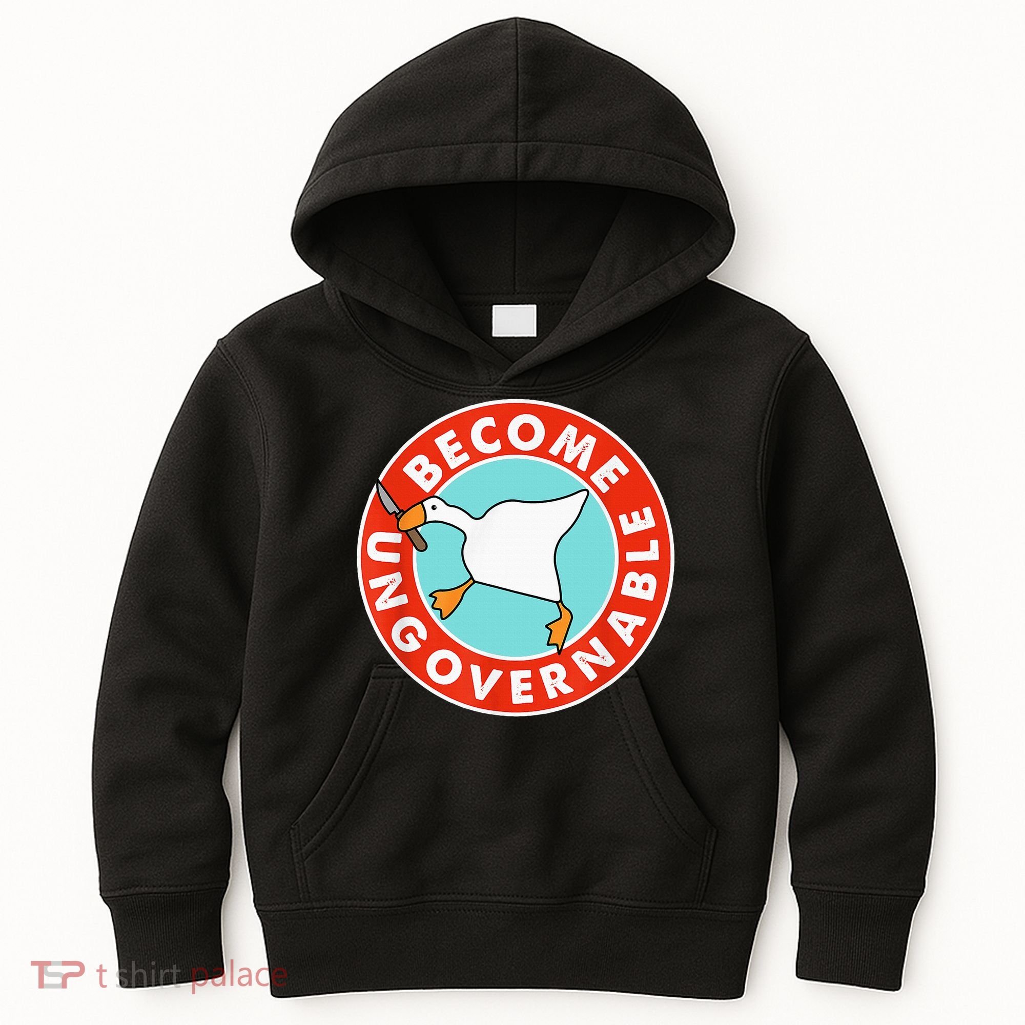 Become Ungovernable Funny Goose Kids Hoodie