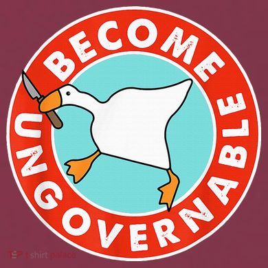 Become Ungovernable Funny Goose 16oz Travel Tumbler